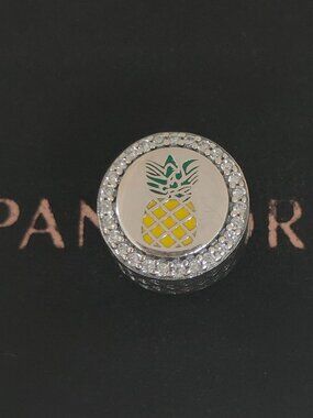 Pandora Charleston Pineapple Exclusive Charm Bead Bracelet Pendant S925 Silver